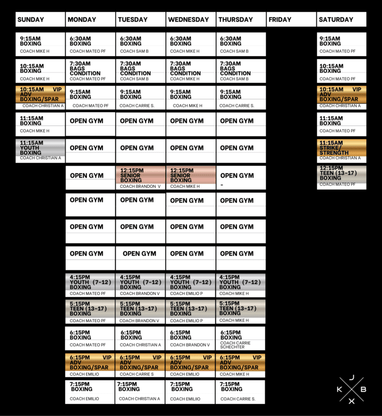 Schedule &amp; Events